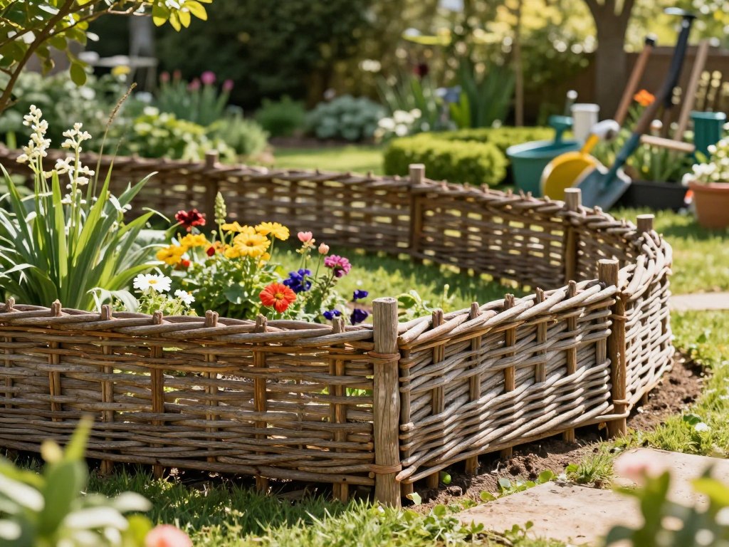 Haltbarkeit Weidenholz im Garten mit regelmäßiger Pflege Haltbarkeit Weidenholz im Garten mit regelmäßiger Pflege