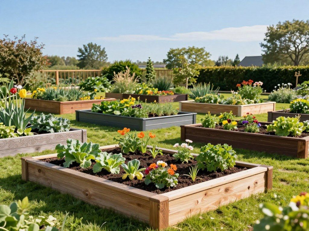 Hochbeet Umrandung in verschiedenen Gartenbereichen Hochbeet Umrandung in verschiedenen Gartenbereichen