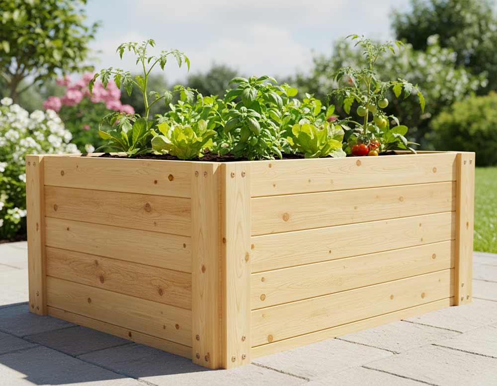 Hochbeet aus Tanne Hochbeet aus Tanne