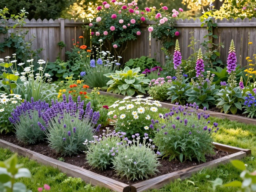 Stauden für Beetumrandungen im Cottage-Garten Stauden für Beetumrandungen im Cottage-Garten