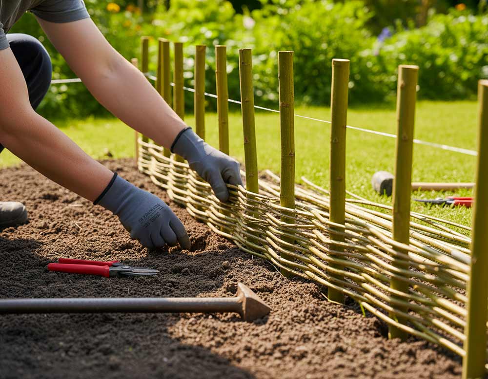 Beetumrandung bauen: DIY-Anleitung i Beetumrandung bauen: DIY-Anleitung i
