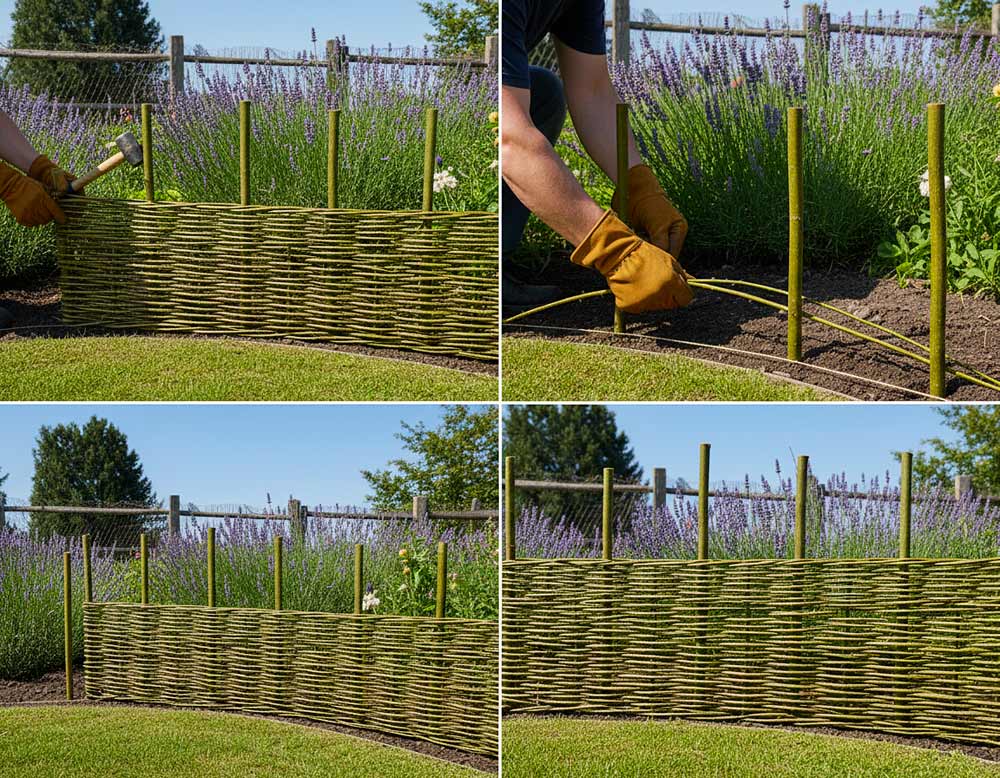 Beetumrandung selber bauen – Schritt‑für‑Schritt‑Anleitung Beetumrandung selber bauen – Schritt‑für‑Schritt‑Anleitung