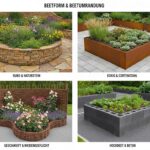 Welche Beetform passt zu welcher Beetumrandung? Beete richtig planen