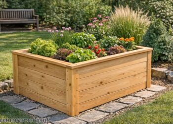 Hochbeet aus Hemlock