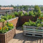 Beeteinfassungen für Balkon‑Hochbeete: robuste, schmale Ränder für Gemüse und Kräuter
