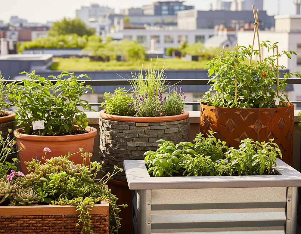 Beeteinfassungen für Balkon-Hochbeete müssen leicht und platzsparend sein Beeteinfassungen für Balkon-Hochbeete müssen leicht und platzsparend sein